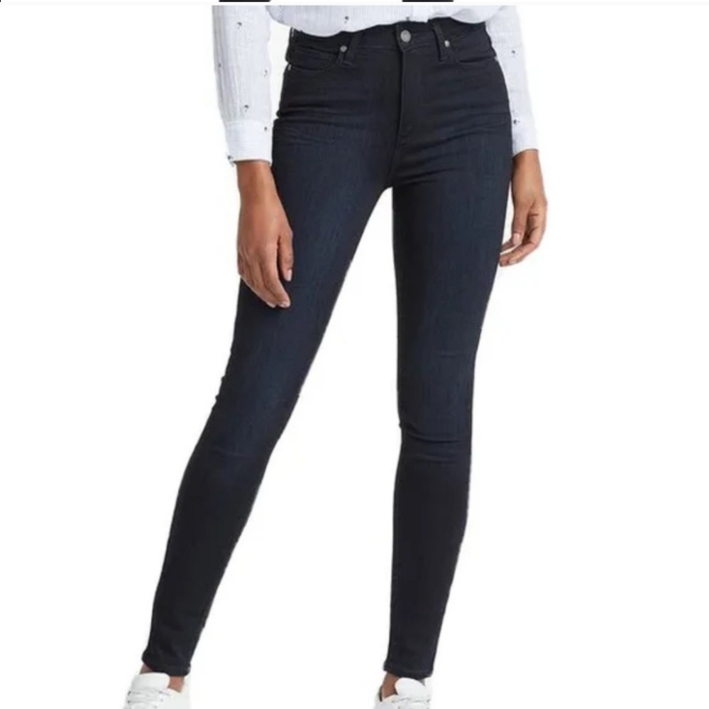 Paige * Skinny High Rise Jeans Blue size 24 - Picture 2 of 6